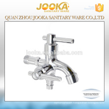 Chrome plating dual handle balcony multi-function faucet